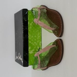 Brand New Sam Edelman Gigi Sandals Mauve Suede SZ 8.5M (Discontinued Color)